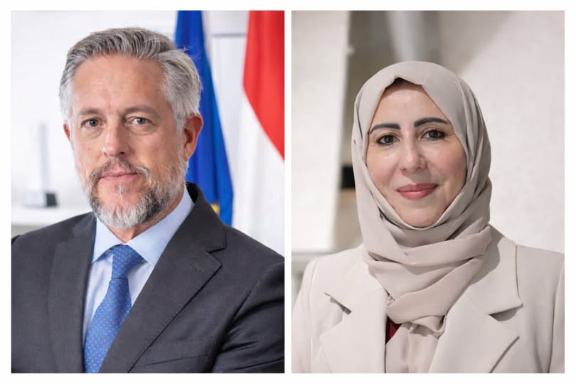 الزوبة تبحث مع سفير الإتحاد الأوربي سبل تعزيز التعاون