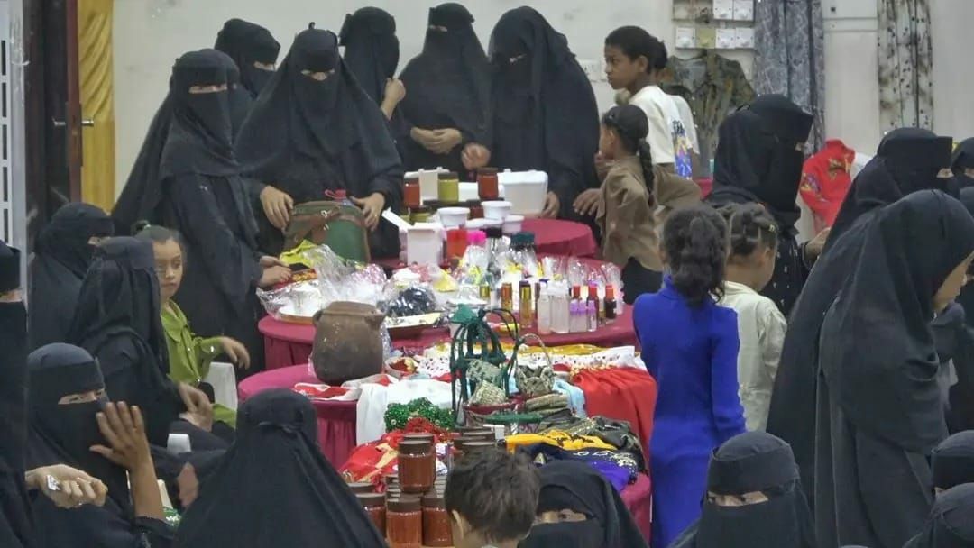 معرض للمنتجات النسائية في لحج احتفاءً باليوم العالمي للمرأة