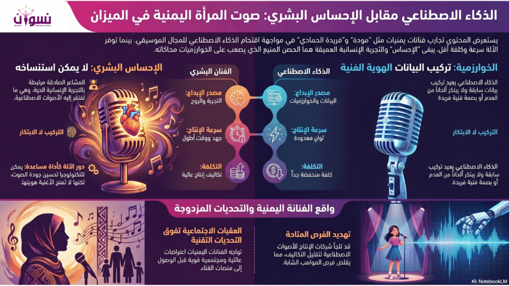 انفوجراف للمادة المكتوبة مولد بالذكاء الاصطناعي بواسطة Notebook LM